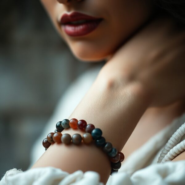 African Bloodstone Bracelet – Strength, Health & Harmony